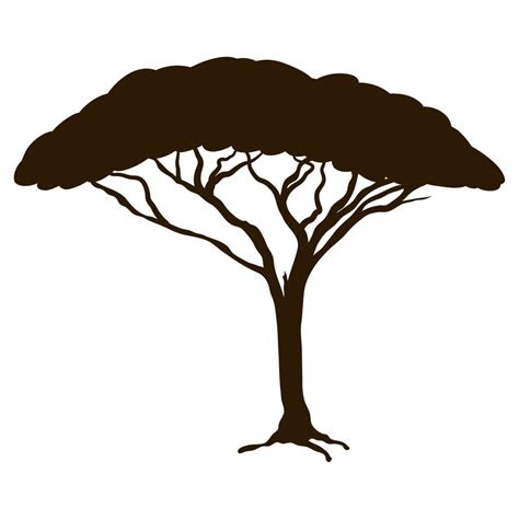 tree forest silhouette 13818805 Vector Art at Vecteezy