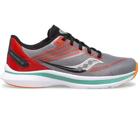 Saucony KINVARA 12 KIDS GREY/ORANGE