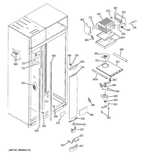 Ge Monogram Built In Refrigerator Parts Diagram | Reviewmotors.co