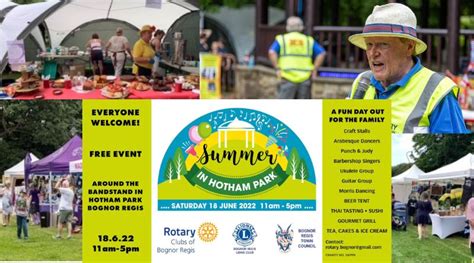 Summer in Hotham Park – Bognor Regis Lions Club