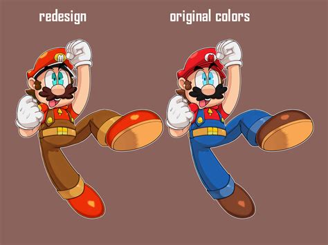 Super Mario Redesign - Mario 01 by KawanHSilvaArt on Newgrounds