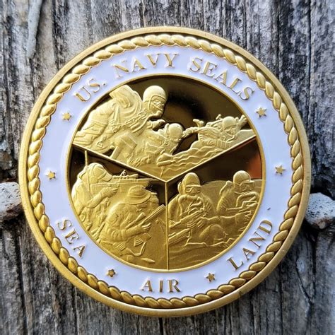 US Navy Seals Challenge Coin Naval Special Warfare Command Military Coin - Fahmah Jackson's ...