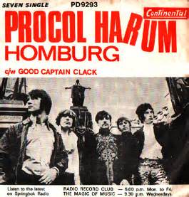 Procol Harum picture-sleeve : Homburg