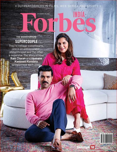 Ram Charan, Upasana make it to Forbes | cinejosh.com