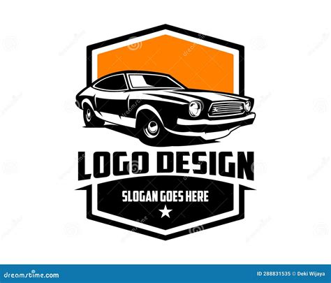 1974 Dodge Super Bee Vector Logo. Isolated White Background View from ...