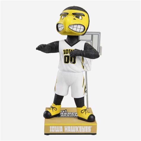 Herky The Hawk Iowa Hawkeyes March Madness Mascot Bobblehead FOCO