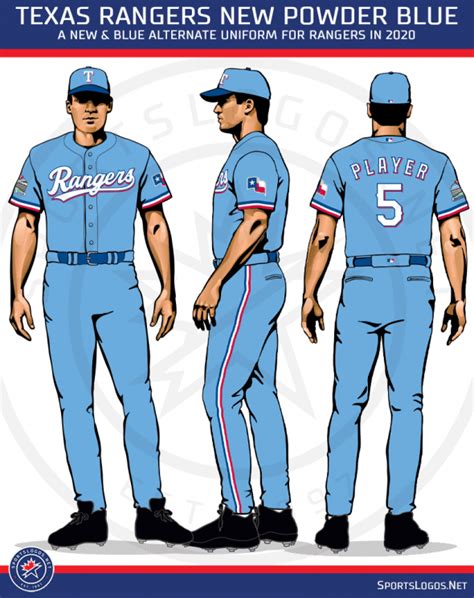 Texas Rangers Go Powder Blue, Unveil Five New Uniforms | Chris Creamer's SportsLogos.Net News ...