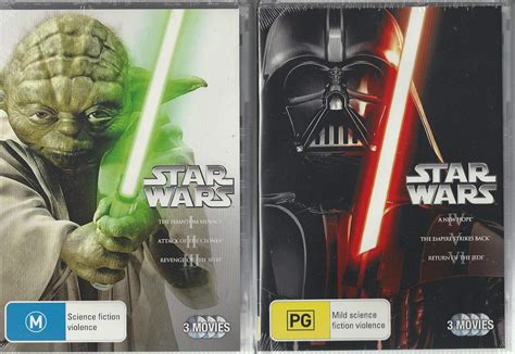 Star Wars Prequel + Original Trilogy * NEW 6-DVD Set * Episode 1 2 3 4 5 6 I-VI | eBay