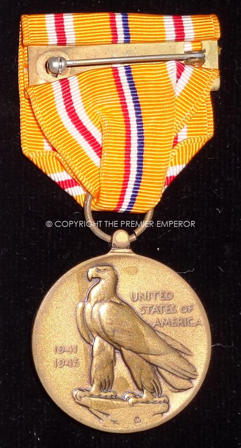 United States of America: Asiatic/Pacific Campaign medal.Circa.1942 – Relic Militaria – Military ...