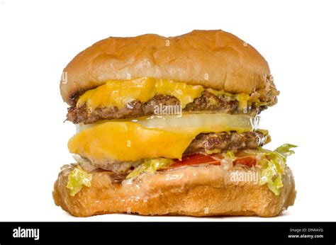 Gross disgusting fatty greasy unhealthy junk food cheeseburger ...