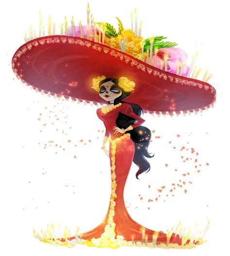 here's a drawing! La Muerte is so flawleeesss, you guys. #TheBookOfLife was perfect, you DESERVE ...