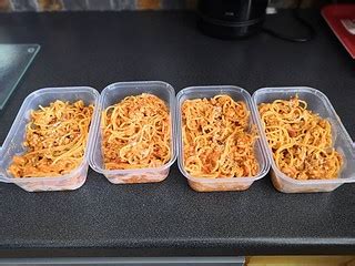 Meal prep Monday evening, turkey taco spaghetti edition. | Flickr