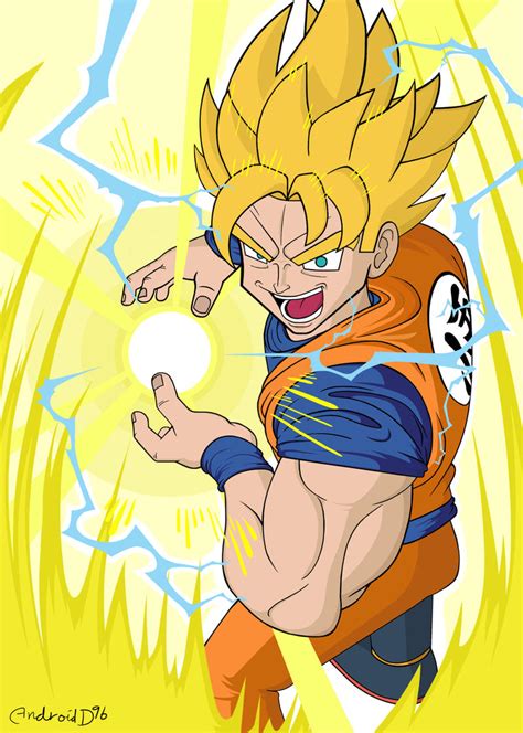 Dragon Ball Z fanart - Goku by AndroidD96 on DeviantArt