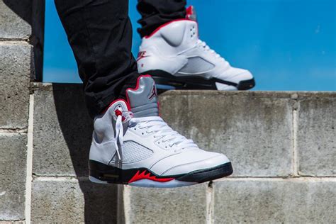 The Air Jordan 5 'Fire Red' is Flames for the Whole Fam - Releases