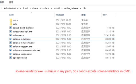 v1.6.22 windows packages miss solana-validator.exe · Issue #19576 ...