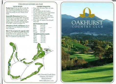 Oakhurst CC - Course Profile | Course Database