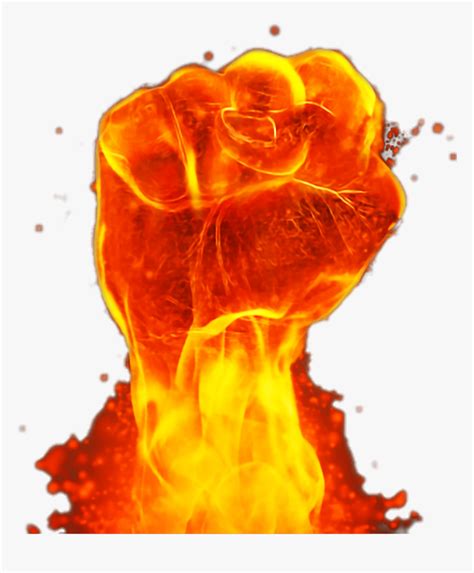 #hand , #fire , #freetoedit - Hand Of Fire Png, Transparent Png , Transparent Png Image - PNGitem