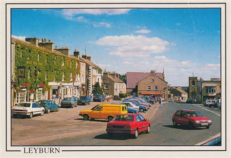 Leyburn Market Place old postcard early 1990s | This one tur… | Flickr