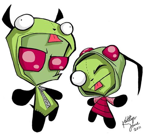 Zim and GIR Trick or Treating | Invader zim characters, Invader zim, Gir from invader zim