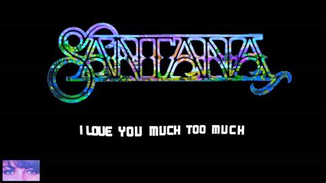 SANTANA with, "I Love You Much Too Much", from their 1981 Album, "Zebop". - YouTube