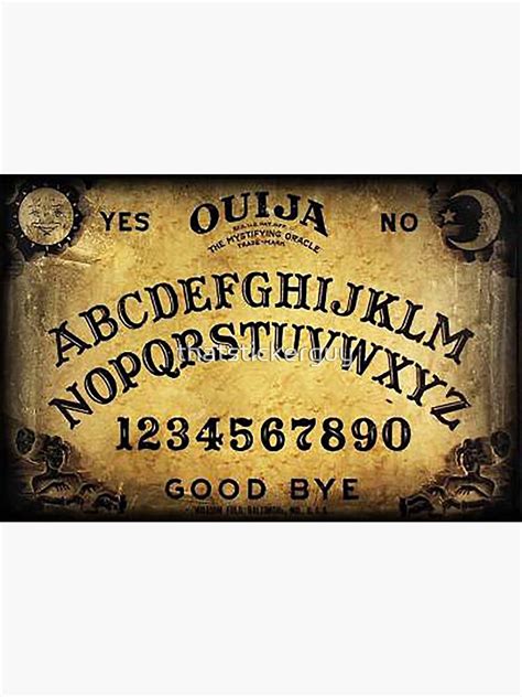 "OUIJA Game Board" Poster for Sale by thatstickerguy | Redbubble