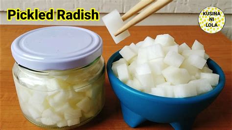 EASY Pickled Radish (Side dish) | Korean Pickled Radish Recipe | How to ...