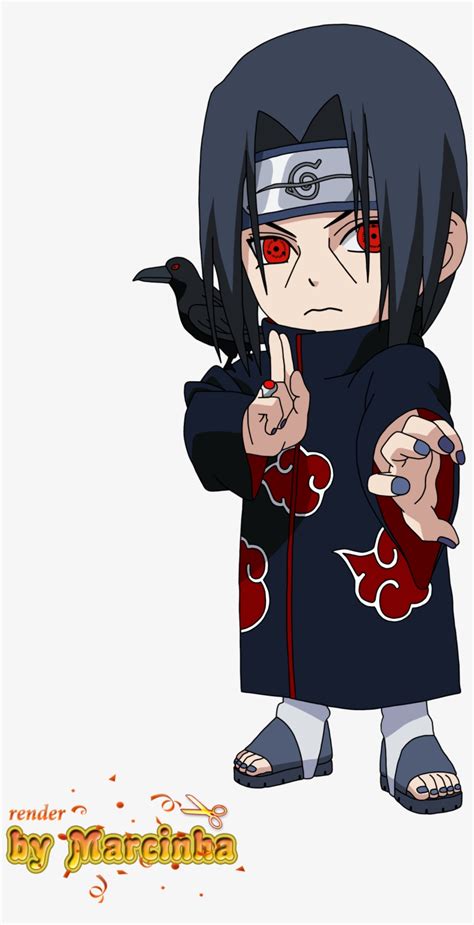 Render Chibi Itachi By Marcinha - Itachi Uchiha Chibi Transparent PNG ...