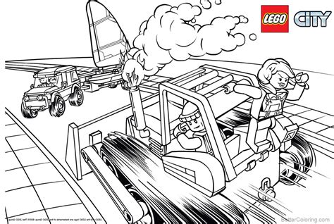 Police from Lego City Coloring Pages - Free Printable Coloring Pages