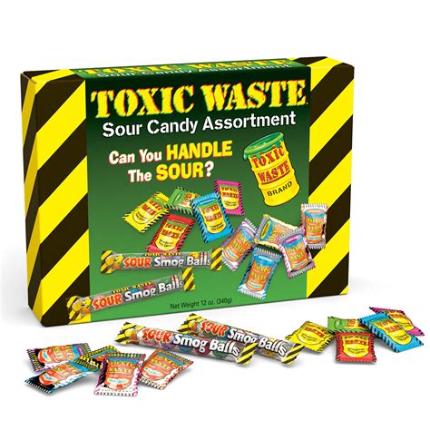 Buy TOXIC WASTE | Exclusive Sour Candy Variety Pack | 3 Different Hard Sour Candy Types Inside ...