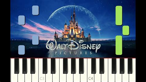 SUPER EASY piano tutorial "DISNEY OPENING THEME" for beginners, with ...