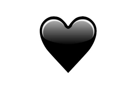 Vinilos para portátiles «emoji de corazón negro» de Mia Ferriso | Redbubble