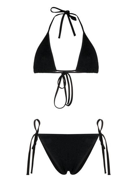 Hunza G Gina Smocked Bikini - Farfetch