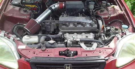 Engine bay of my 1998 civic dx! Glad to have an appreciating asset as ...