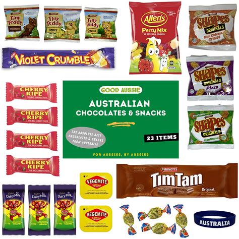 Best of Australia Chocolate & Snack Box - Most Popular Australian Snacks - Tim Tam, Allen’s ...