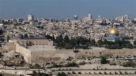 Jerusalem view from the Mount of Olives - YouTube