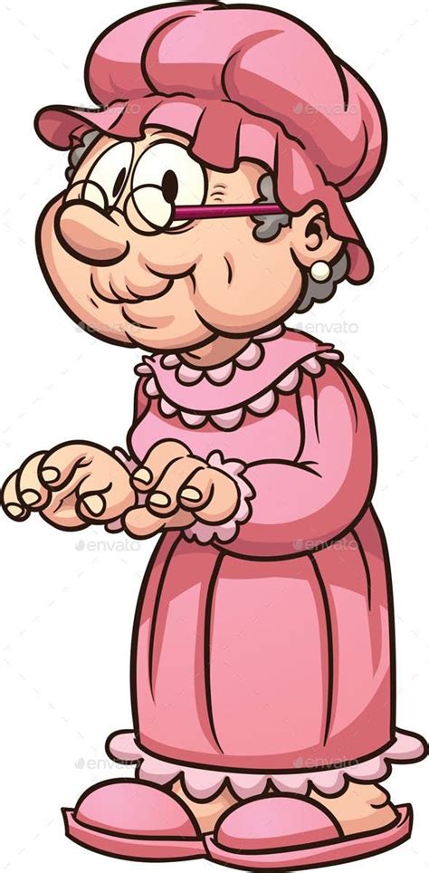 Cartoon Grandma | Cartoon grandma, Cartoon, Happy birthday grandma