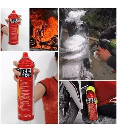 Foam Stop Fire 500Ml - Fire Extinguisher - Portable Spray Safety