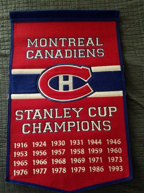 Montreal Canadiens stanley cup champions banner | #2011068278