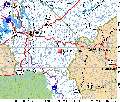 Del Rio, Tennessee (TN 37727) profile: population, maps, real estate ...