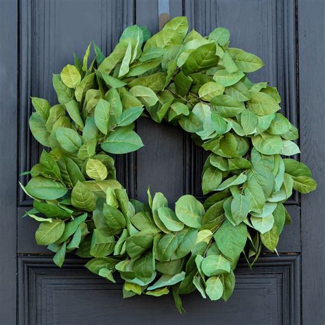 Salal Leaf Everyday Spring Summer Front Door Wreath 24" – Darby Creek Trading