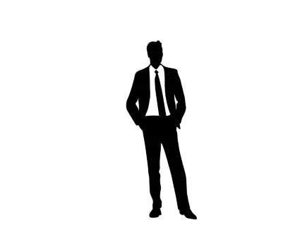 PresentationPro - Business Silhouette Man Standing 07