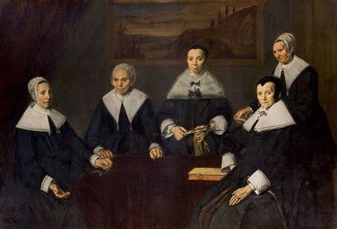 Frans Hals Regentesses of the Old Men’s Alms House, Haarlem. Date 1664 ...