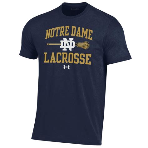 Under Armour 2024 Notre Dame Lacrosse Tee - Adult | Lacrosse Unlimited