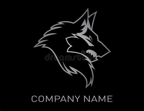 Wolf logo design stock vector. Illustration of lone - 139202348