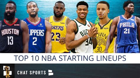 36 Top Pictures Nba Starting Lineups 2019 - Sunday's Projected NBA ...