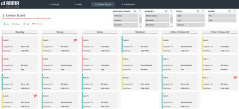 Kanban Board Excel Template Kanban Template Excel Template | My XXX Hot Girl