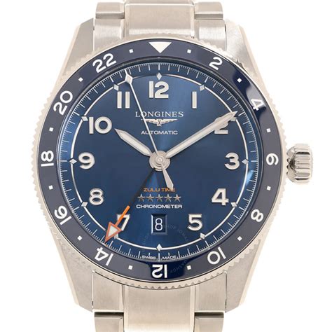 Longines Spirit Zulu Time Automatic Blue Dial Men's Watch L3.812.4.93.6 - Watches, Spirit Zulu ...