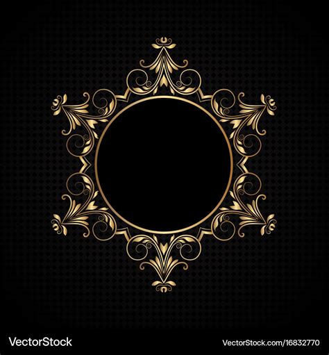 Luxury frame background Royalty Free Vector Image