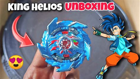 King helios beyblade unboxing and review l pocket toon - YouTube