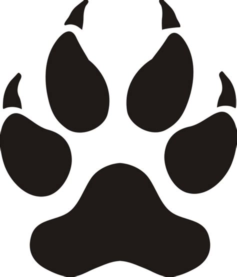 Panther Paw Prints Clip Art | Clipart Panda - Free Clipart Images